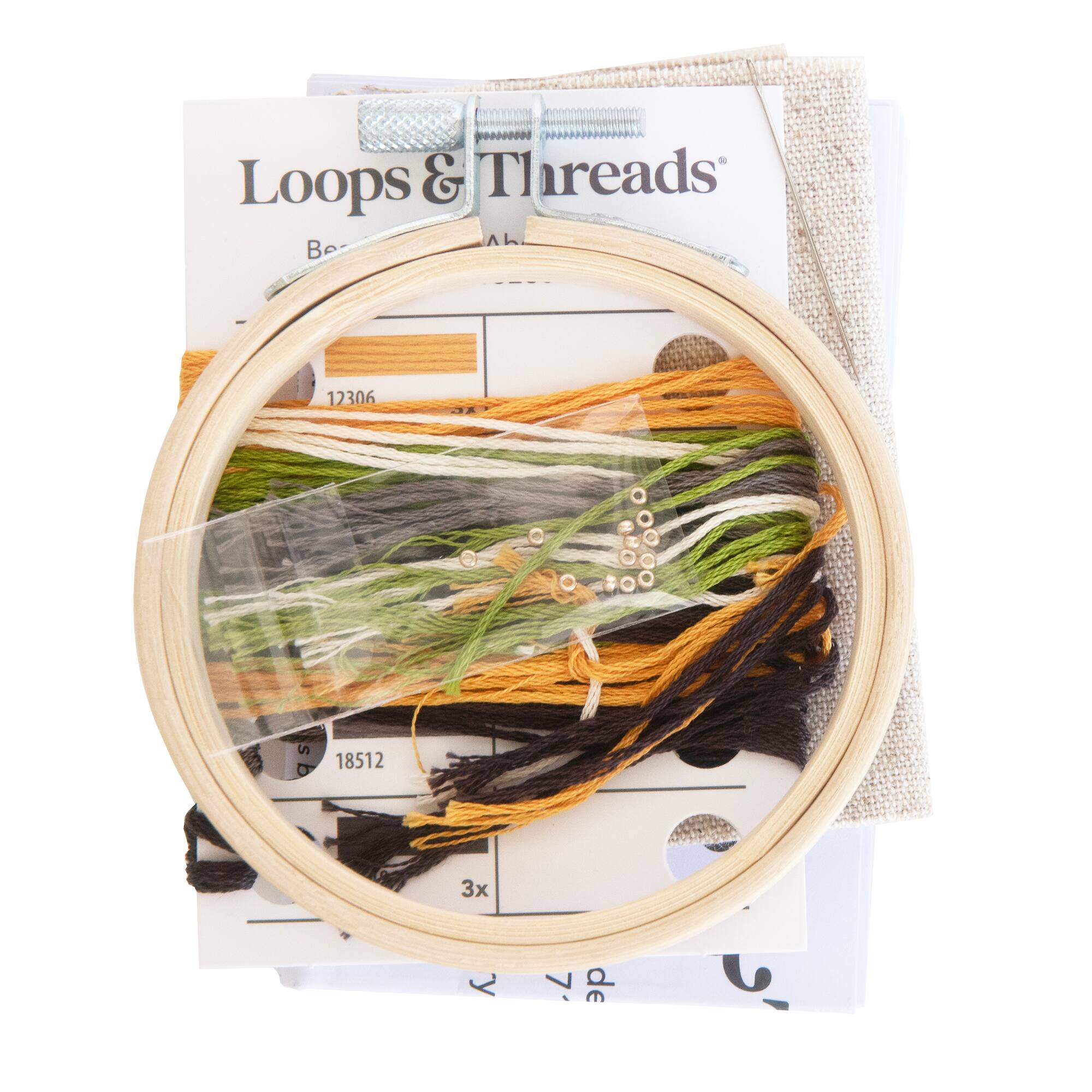Bumble Bee Embroidery Kit by Loops & Threads®